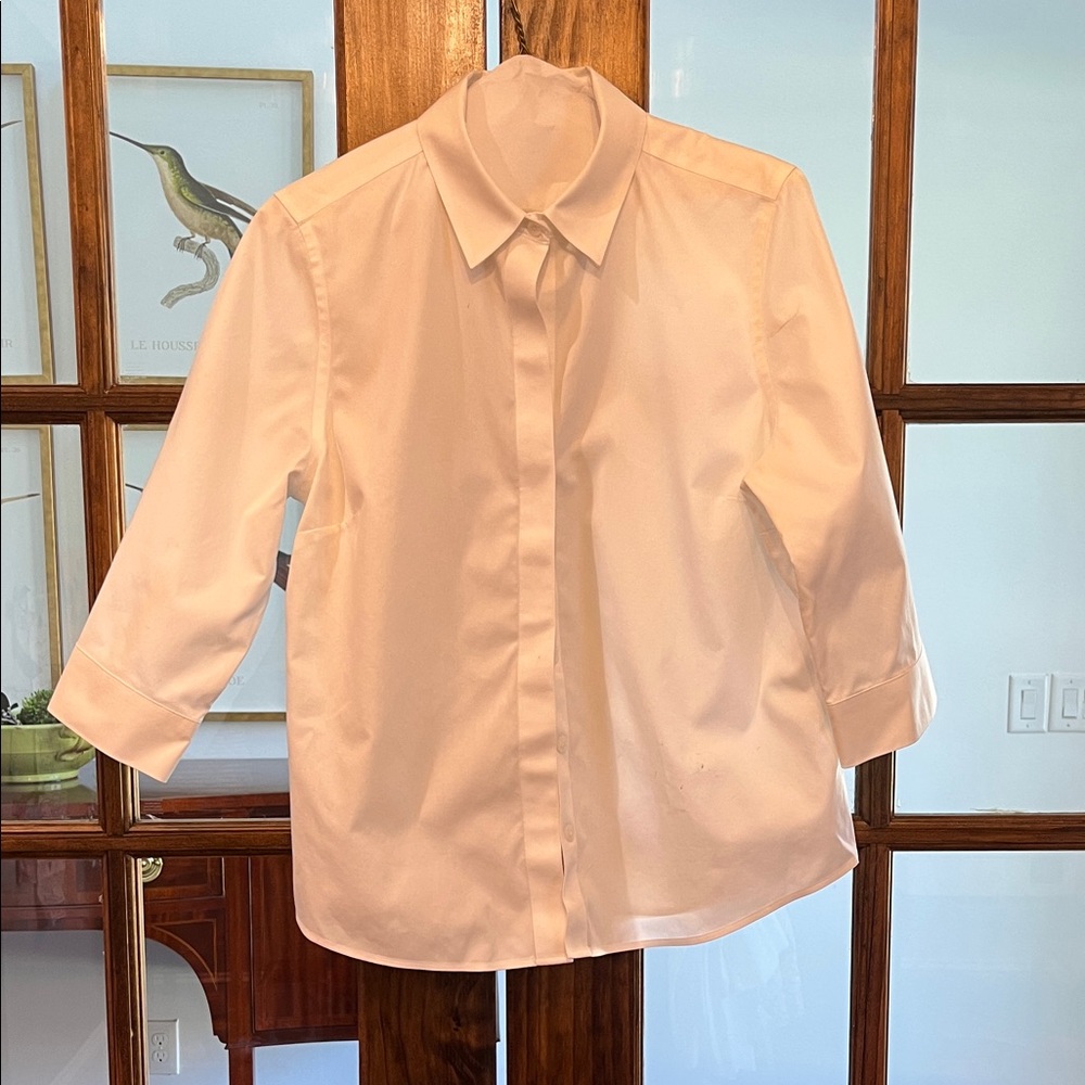 Chico's Cream No-Iron Blouse
